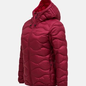 peak performance woman helium down hood vertical zenith